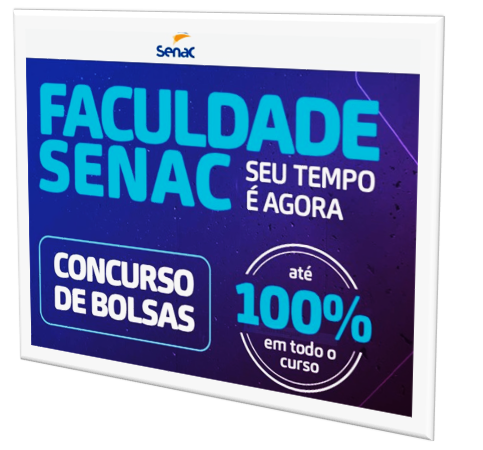 Faculdade Senac Inicia Inscrições para Concurso de Bolsas